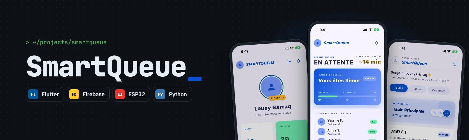 SmartQueue: app screenshots